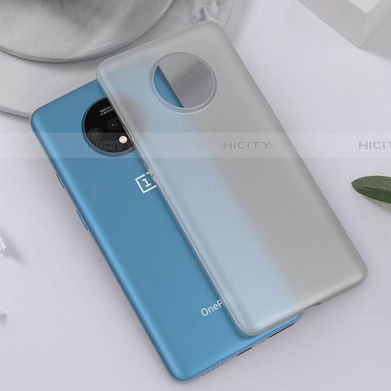 Handyhülle Hülle Ultra Dünn Hartschalen Schutzhülle Tasche Durchsichtig Transparent Matt H01 für OnePlus 7T