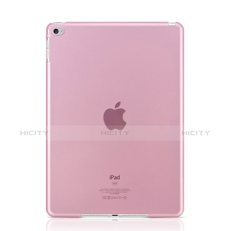 Handyhülle Hülle Ultra Dünn Schutzhülle Durchsichtig Transparent Matt für Apple iPad Air 2 Rosa