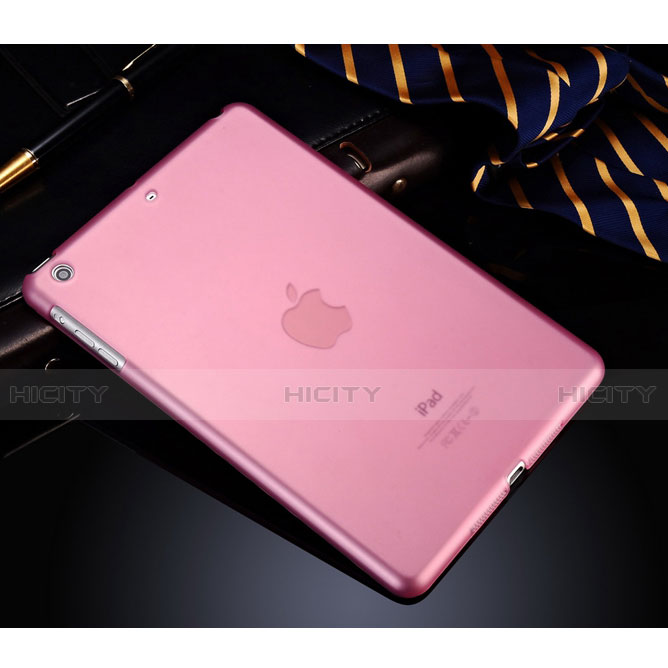 Handyhülle Hülle Ultra Dünn Schutzhülle Durchsichtig Transparent Matt für Apple iPad Mini 2 Rosa