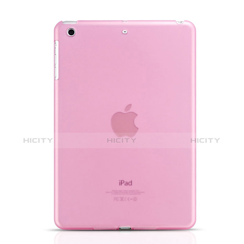 Handyhülle Hülle Ultra Dünn Schutzhülle Durchsichtig Transparent Matt für Apple iPad Mini 3 Rosa