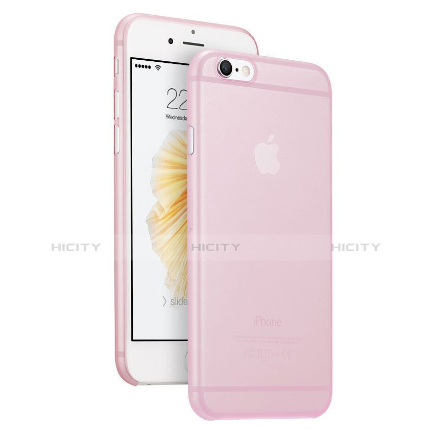 Handyhülle Hülle Ultra Dünn Schutzhülle Durchsichtig Transparent Matt für Apple iPhone 6 Rosa