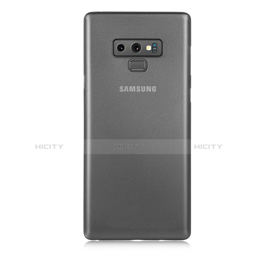 Handyhülle Hülle Ultra Dünn Schutzhülle Durchsichtig Transparent Matt T01 für Samsung Galaxy Note 9 Grau