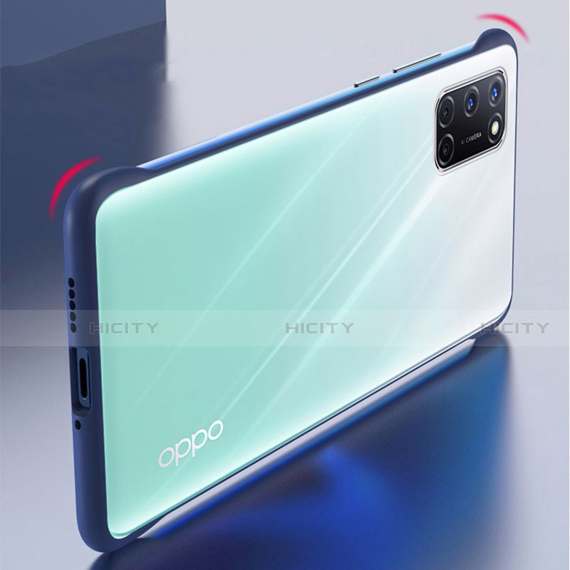 Handyhülle Hülle Ultra Dünn Schutzhülle Hartschalen Tasche Durchsichtig Transparent Matt U01 für Oppo A72