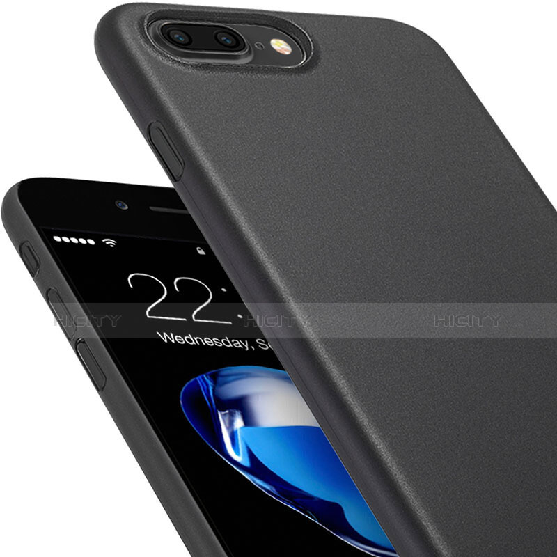 Handyhülle Hülle Ultra Dünn Schutzhülle Matt für Apple iPhone 7 Plus Schwarz