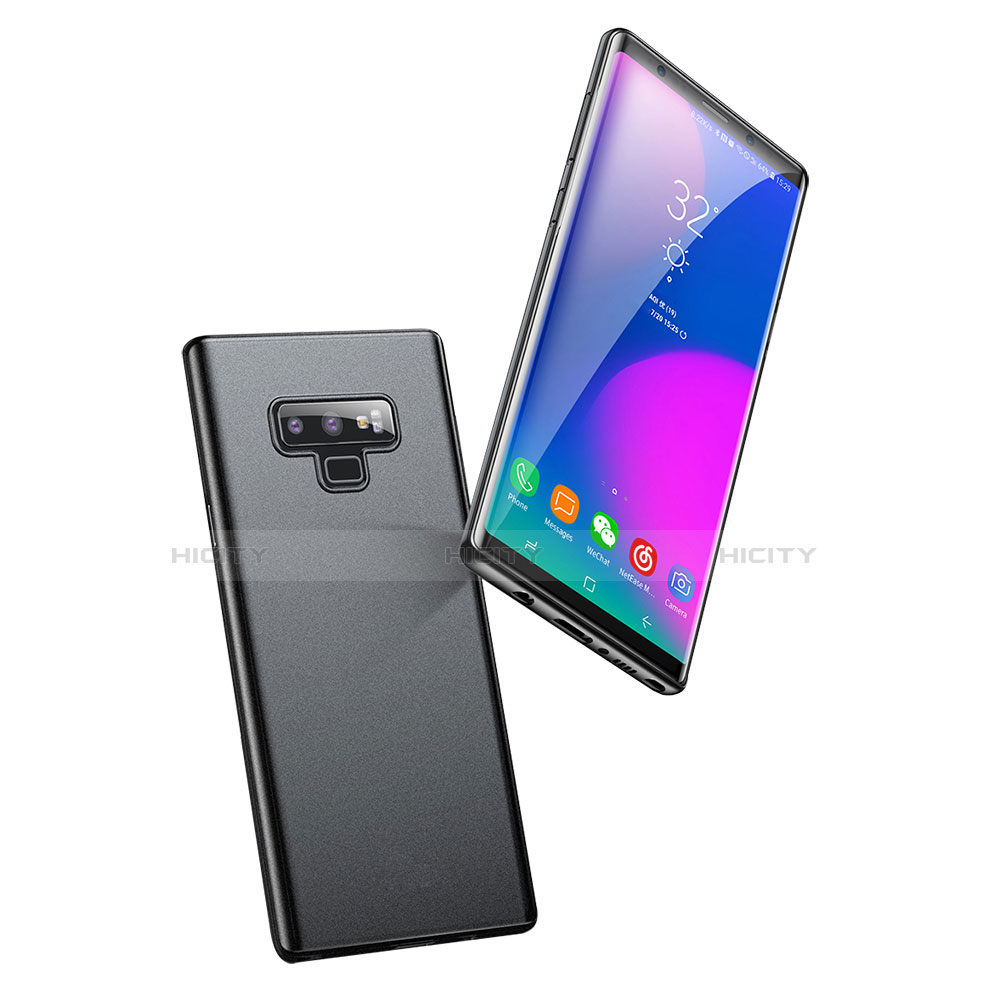 Handyhülle Hülle Ultra Dünn Schutzhülle Matt für Samsung Galaxy Note 9 Schwarz