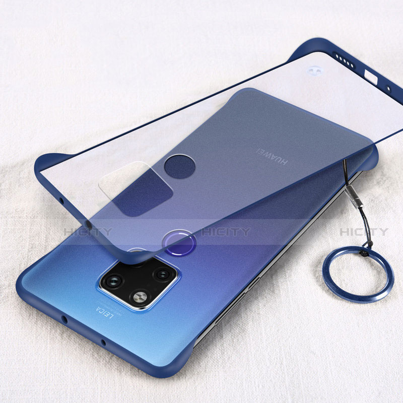 Handyhülle Hülle Ultra Dünn Schutzhülle Tasche Durchsichtig Transparent Matt H05 für Huawei Mate 20 Blau