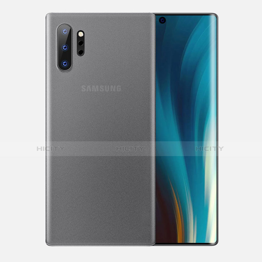 Handyhülle Hülle Ultra Dünn Schutzhülle Tasche Durchsichtig Transparent Matt U01 für Samsung Galaxy Note 10 Plus 5G Weiß