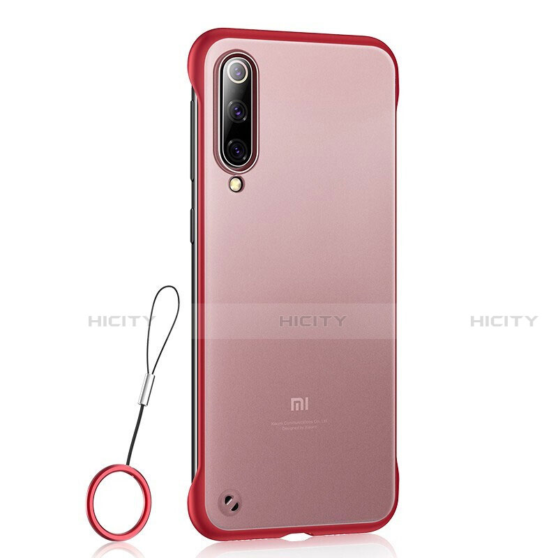 Handyhülle Hülle Ultra Dünn Schutzhülle Tasche Durchsichtig Transparent Matt U01 für Xiaomi Mi 9 Lite Rot