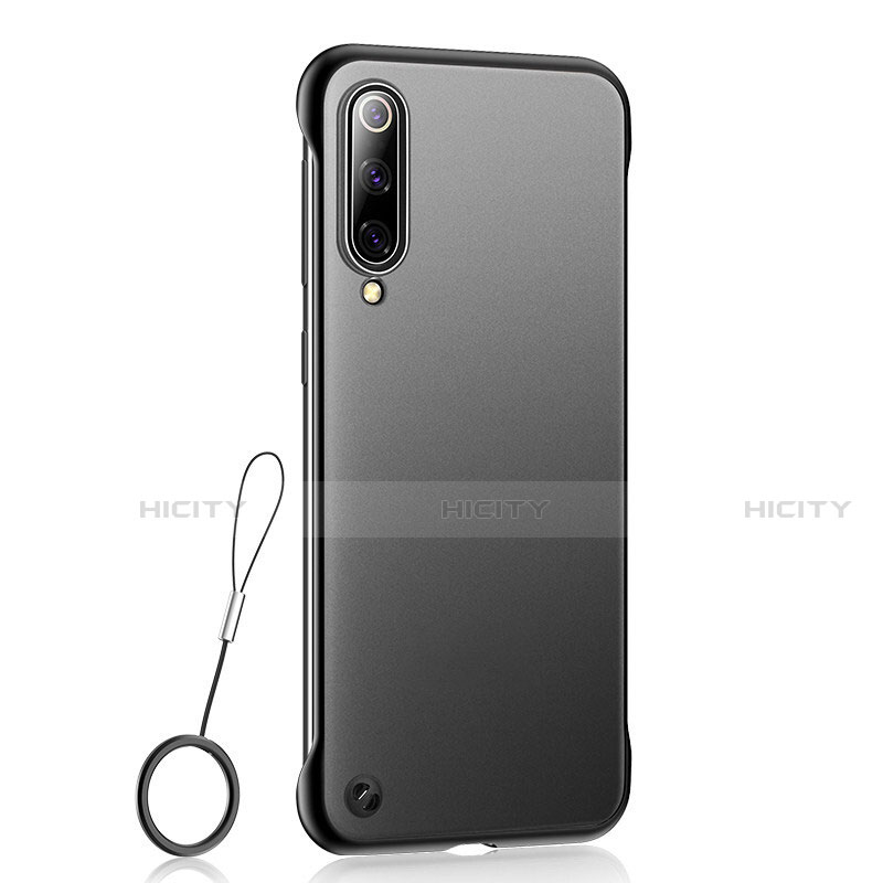 Handyhülle Hülle Ultra Dünn Schutzhülle Tasche Durchsichtig Transparent Matt U01 für Xiaomi Mi A3 Schwarz