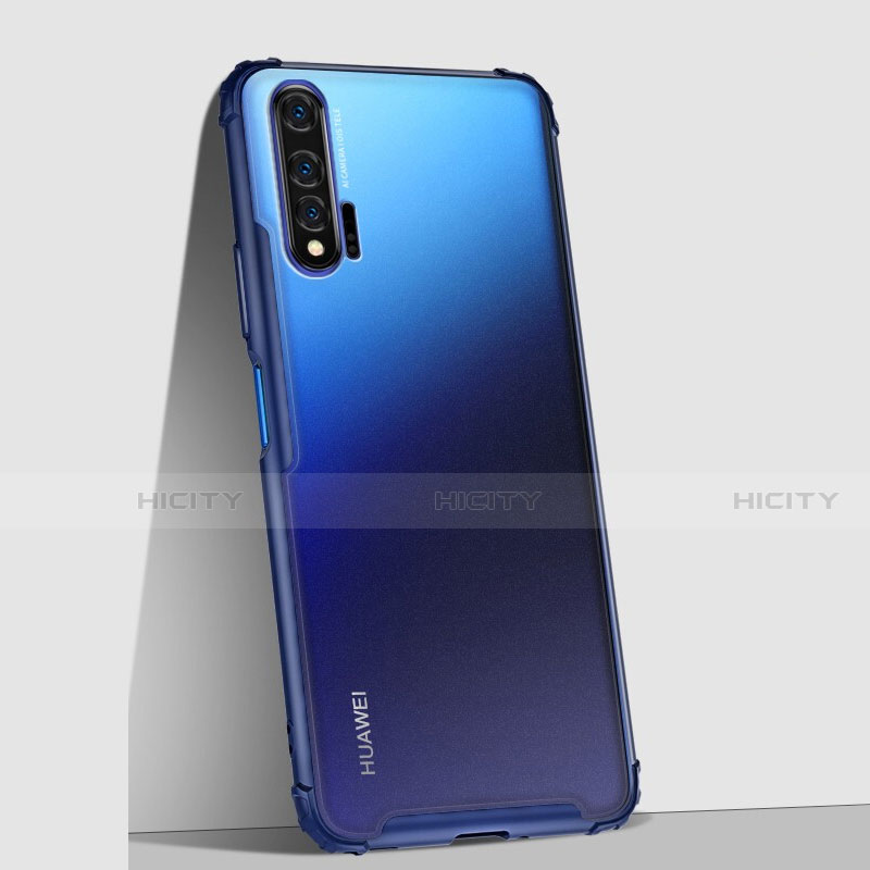 Handyhülle Hülle Ultra Dünn Schutzhülle Tasche Durchsichtig Transparent Matt U02 für Huawei Nova 6 5G Blau