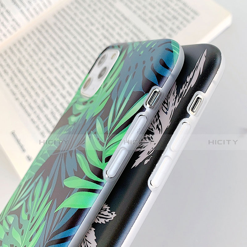 Handyhülle Silikon Hülle Gummi Schutzhülle Blumen für Apple iPhone 11 Pro