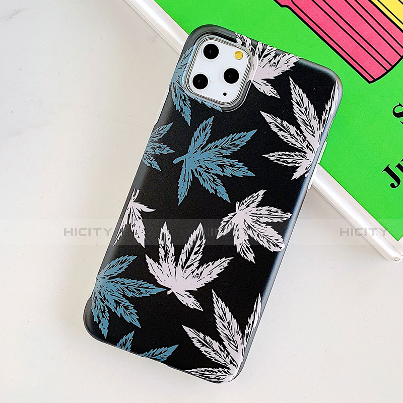 Handyhülle Silikon Hülle Gummi Schutzhülle Blumen für Apple iPhone 11 Pro Max