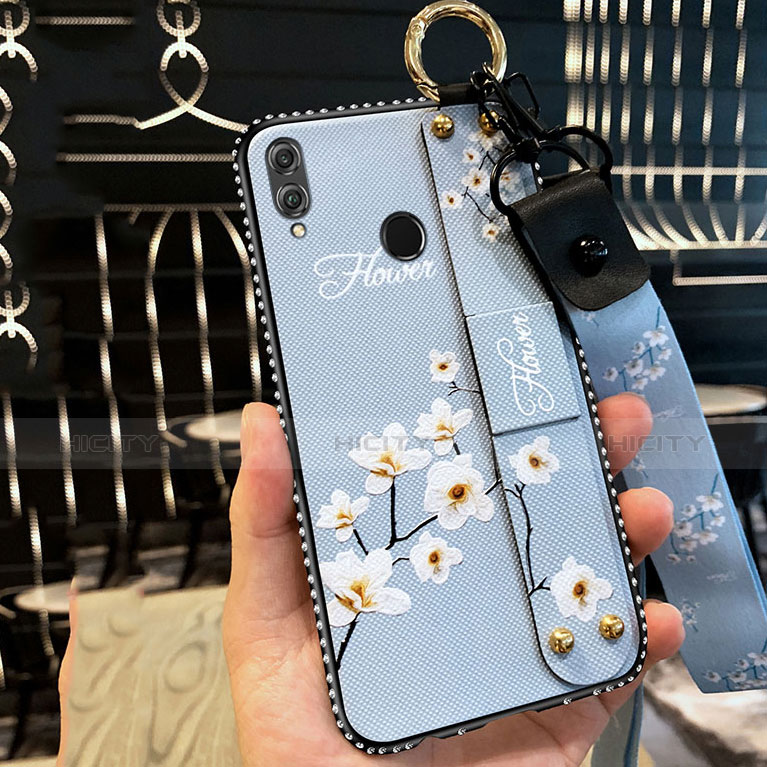 Handyhülle Silikon Hülle Gummi Schutzhülle Blumen für Huawei Honor 10 Lite