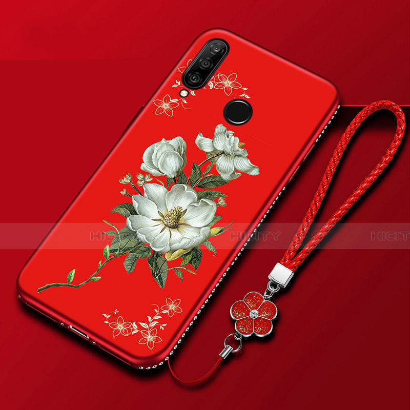 Handyhülle Silikon Hülle Gummi Schutzhülle Blumen für Huawei Honor 20E Bunt