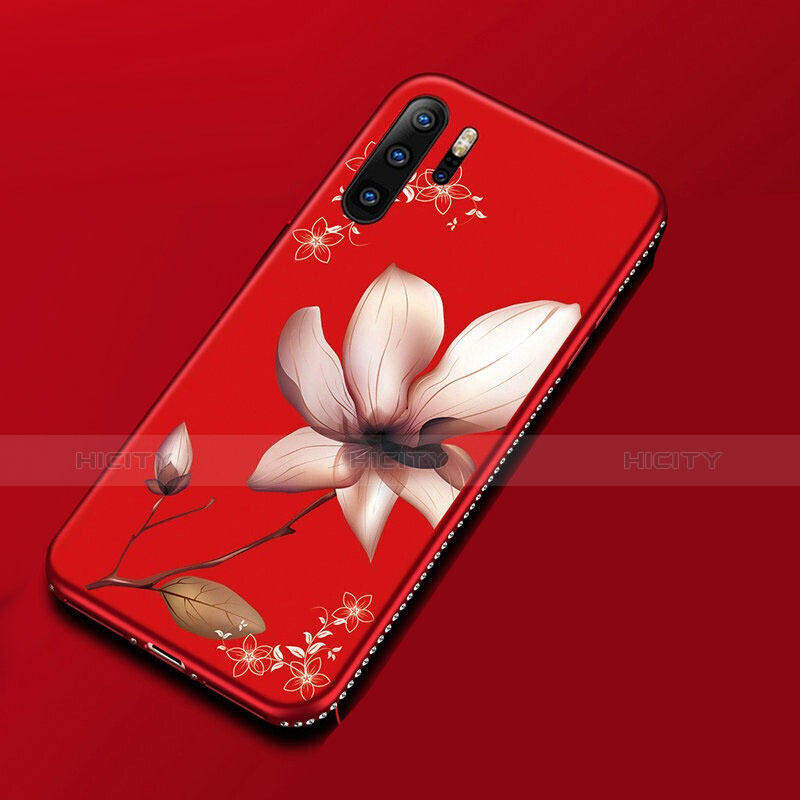 Handyhülle Silikon Hülle Gummi Schutzhülle Blumen für Huawei P30 Pro New Edition