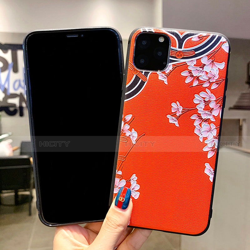 Handyhülle Silikon Hülle Gummi Schutzhülle Blumen H05 für Apple iPhone 11 Pro