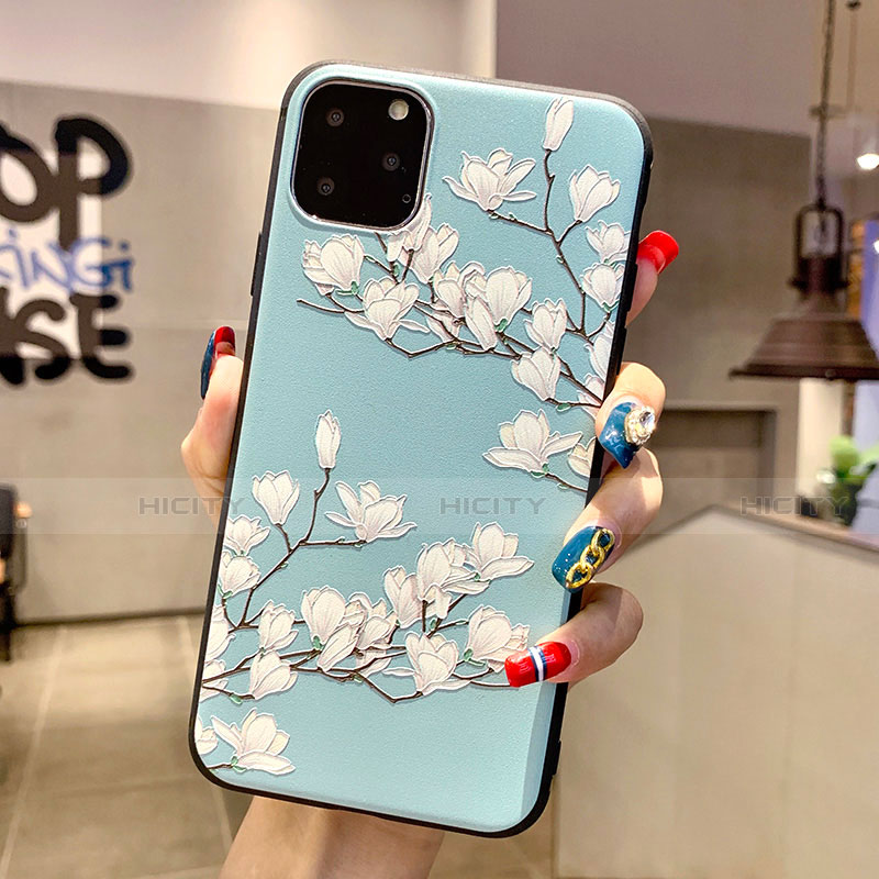 Handyhülle Silikon Hülle Gummi Schutzhülle Blumen H07 für Apple iPhone 11 Pro