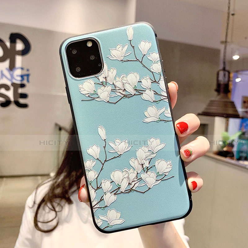 Handyhülle Silikon Hülle Gummi Schutzhülle Blumen H07 für Apple iPhone 11 Pro