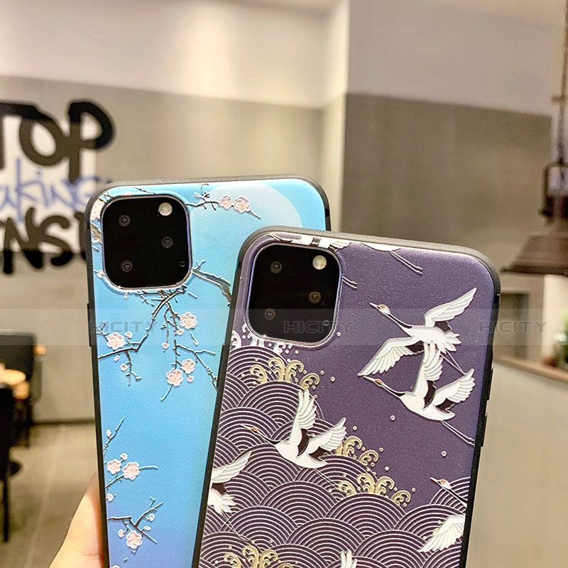 Handyhülle Silikon Hülle Gummi Schutzhülle Blumen H08 für Apple iPhone 11 Pro Max