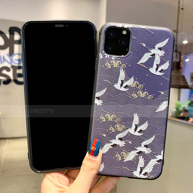 Handyhülle Silikon Hülle Gummi Schutzhülle Blumen H08 für Apple iPhone 11 Pro Max