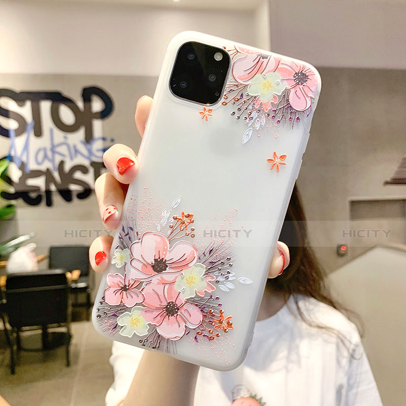 Handyhülle Silikon Hülle Gummi Schutzhülle Blumen H11 für Apple iPhone 11 Pro