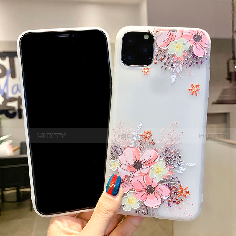 Handyhülle Silikon Hülle Gummi Schutzhülle Blumen H11 für Apple iPhone 11 Pro