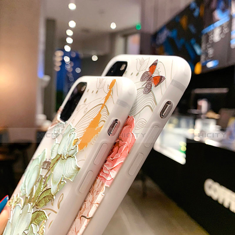 Handyhülle Silikon Hülle Gummi Schutzhülle Blumen H15 für Apple iPhone 11 Pro Max