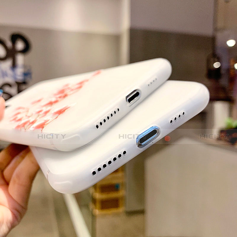 Handyhülle Silikon Hülle Gummi Schutzhülle Blumen H18 für Apple iPhone 11 Pro groß