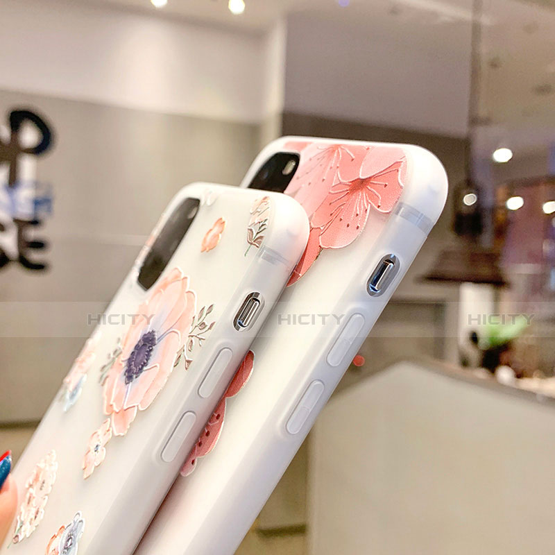 Handyhülle Silikon Hülle Gummi Schutzhülle Blumen H19 für Apple iPhone 11 Pro Max