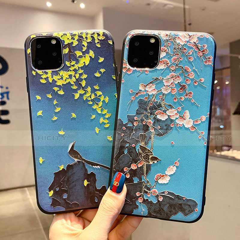 Handyhülle Silikon Hülle Gummi Schutzhülle Blumen H20 für Apple iPhone 11 Pro