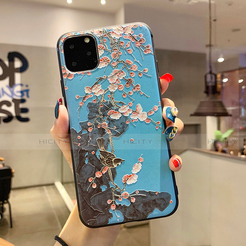 Handyhülle Silikon Hülle Gummi Schutzhülle Blumen H20 für Apple iPhone 11 Pro