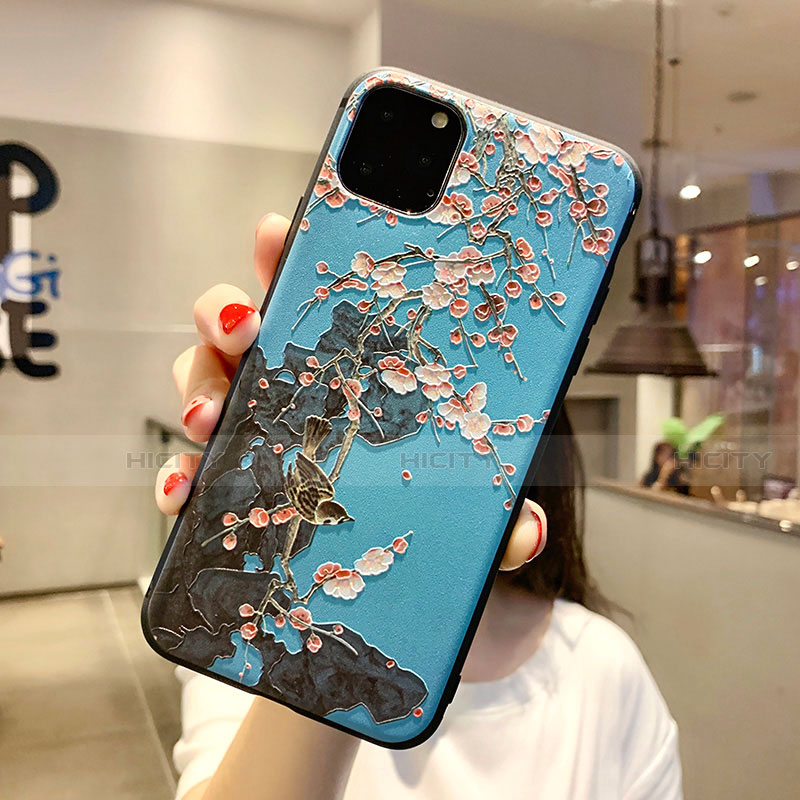 Handyhülle Silikon Hülle Gummi Schutzhülle Blumen H20 für Apple iPhone 11 Pro