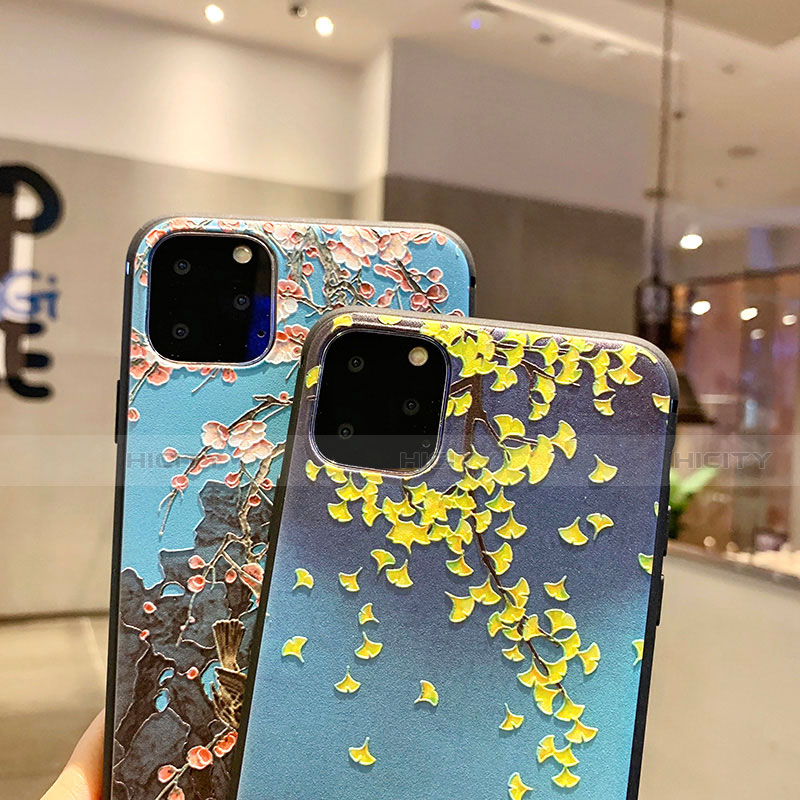 Handyhülle Silikon Hülle Gummi Schutzhülle Blumen H20 für Apple iPhone 11 Pro