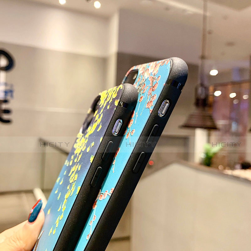 Handyhülle Silikon Hülle Gummi Schutzhülle Blumen H20 für Apple iPhone 11 Pro