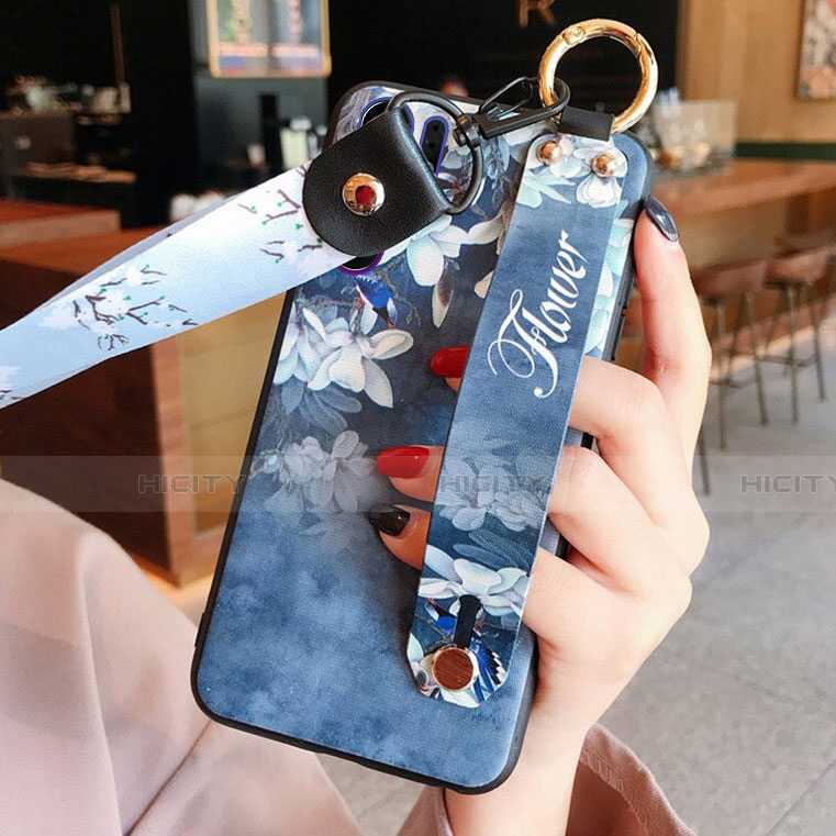 Handyhülle Silikon Hülle Gummi Schutzhülle Blumen K02 für Huawei P30 Pro New Edition