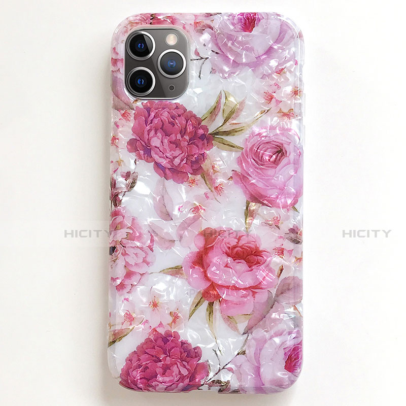 Handyhülle Silikon Hülle Gummi Schutzhülle Blumen S01 für Apple iPhone 11 Pro