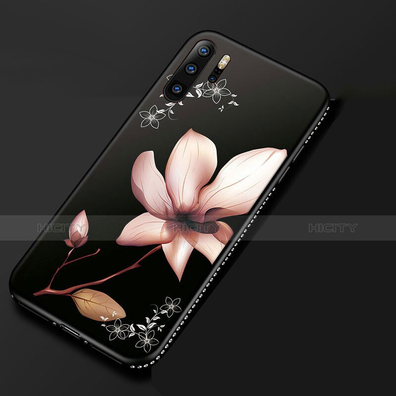 Handyhülle Silikon Hülle Gummi Schutzhülle Blumen S01 für Huawei P30 Pro New Edition