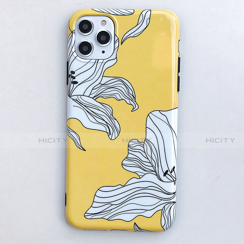 Handyhülle Silikon Hülle Gummi Schutzhülle Blumen S03 für Apple iPhone 11 Pro Max