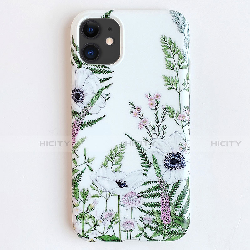 Handyhülle Silikon Hülle Gummi Schutzhülle Blumen S05 für Apple iPhone 11 groß