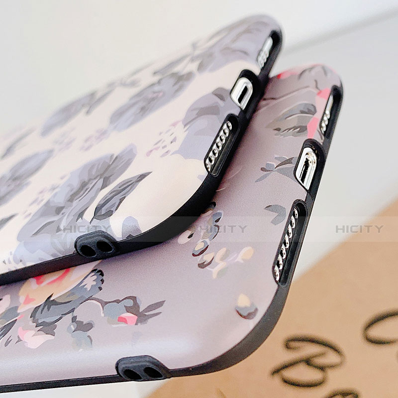 Handyhülle Silikon Hülle Gummi Schutzhülle Blumen S07 für Apple iPhone 11 Pro