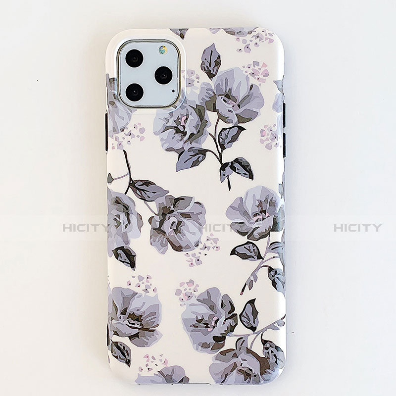 Handyhülle Silikon Hülle Gummi Schutzhülle Blumen S07 für Apple iPhone 11 Pro