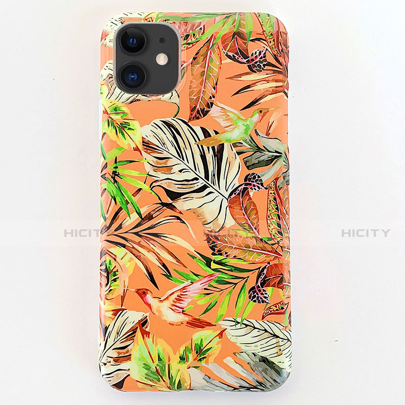 Handyhülle Silikon Hülle Gummi Schutzhülle Blumen S09 für Apple iPhone 11 groß