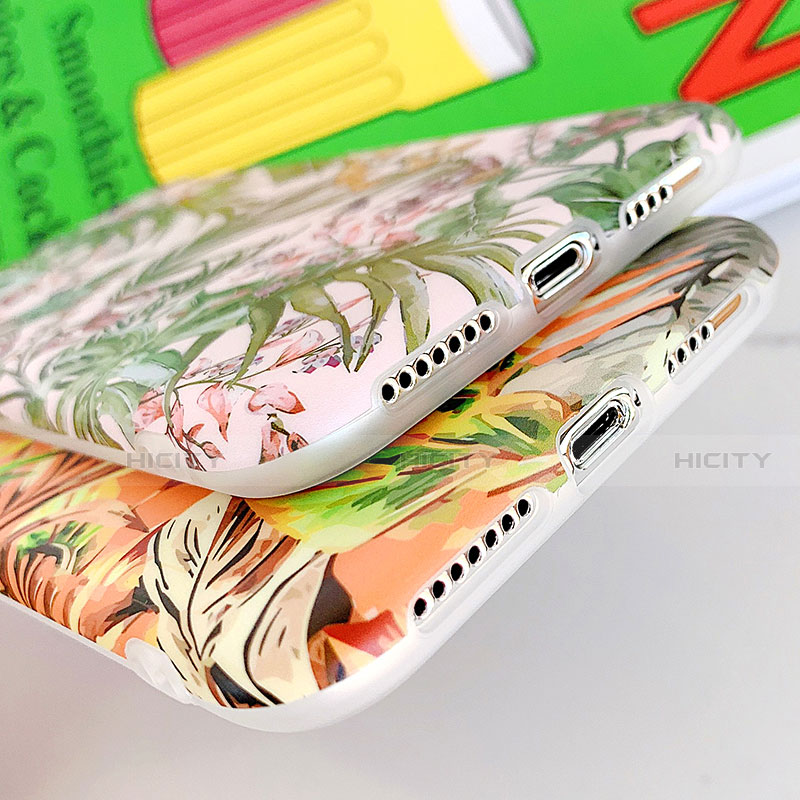 Handyhülle Silikon Hülle Gummi Schutzhülle Blumen S09 für Apple iPhone 11 groß