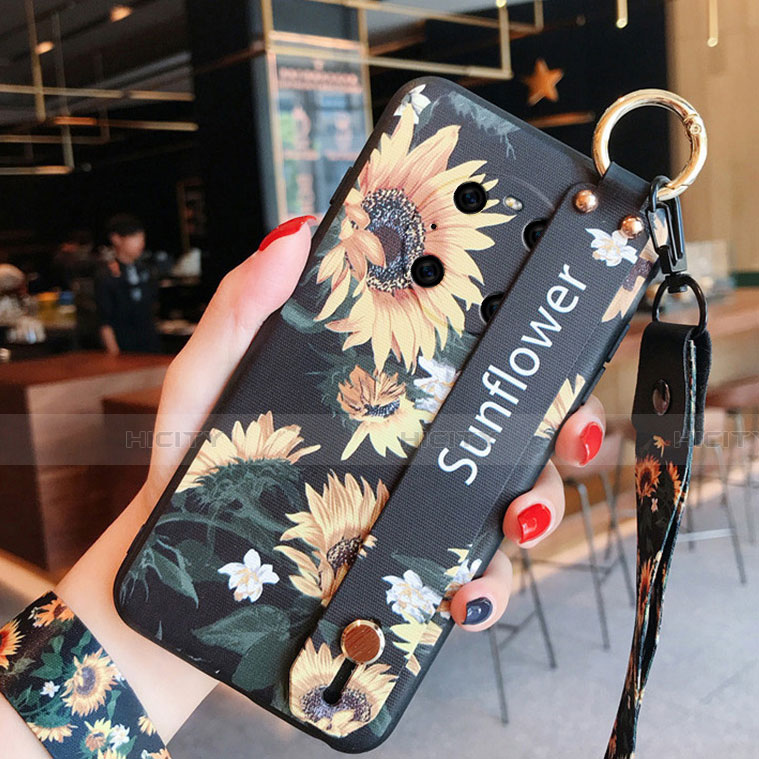 Handyhülle Silikon Hülle Gummi Schutzhülle Flexible Blumen für Huawei Mate 40 Pro