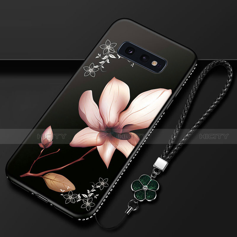 Handyhülle Silikon Hülle Gummi Schutzhülle Flexible Blumen für Samsung Galaxy S10e