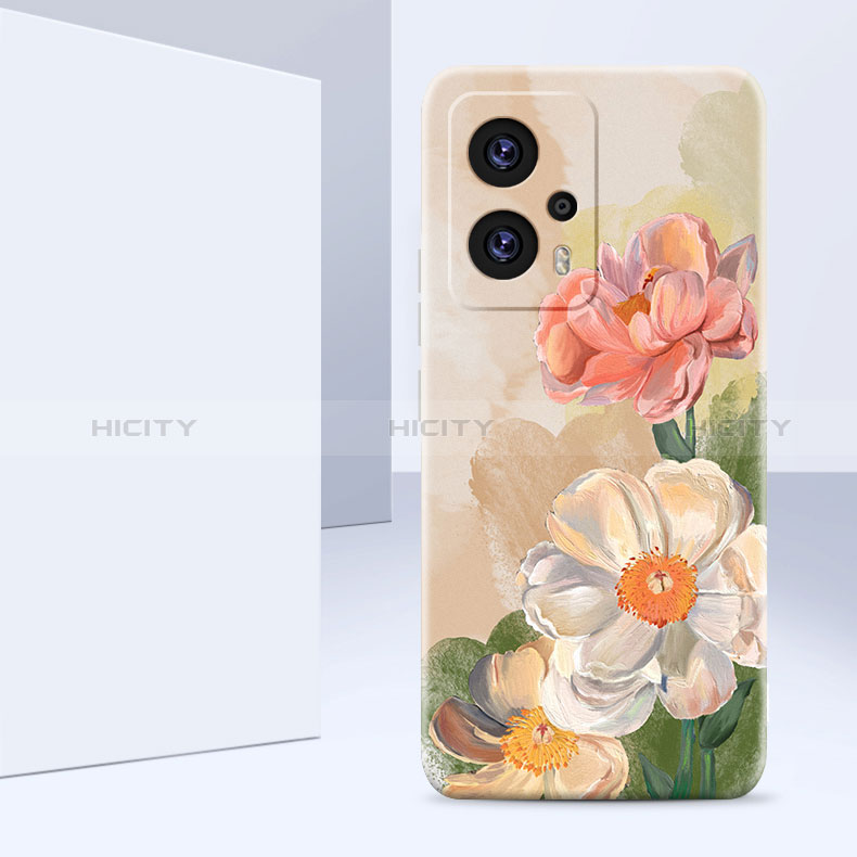 Handyhülle Silikon Hülle Gummi Schutzhülle Flexible Blumen für Xiaomi Poco X4 GT 5G