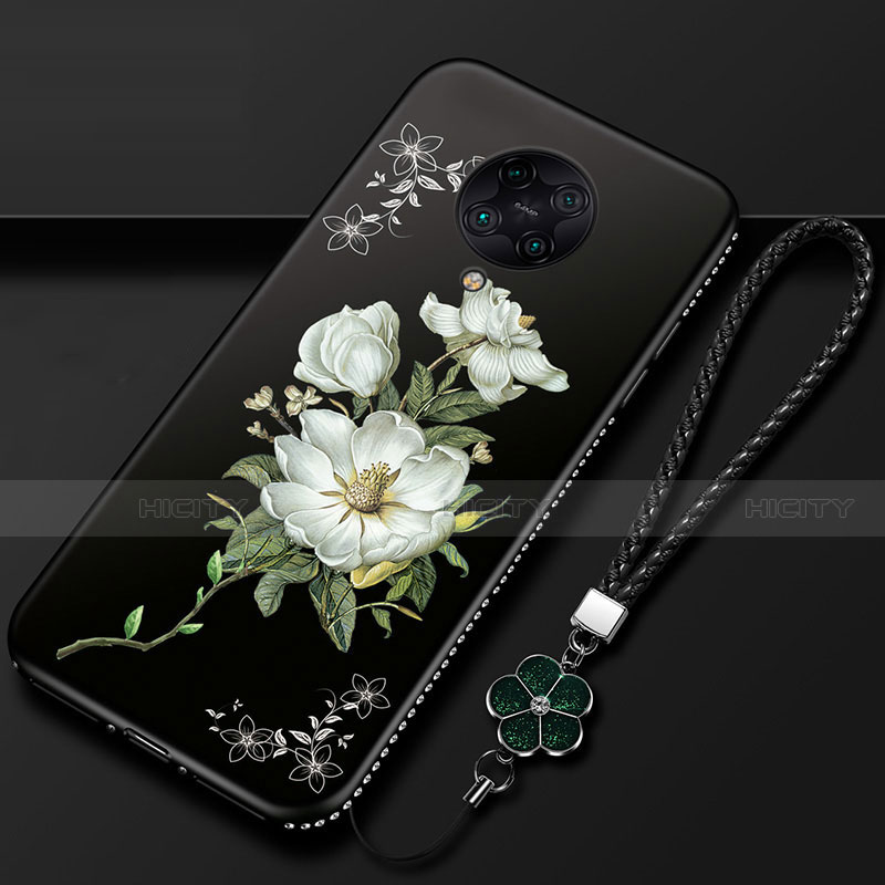 Handyhülle Silikon Hülle Gummi Schutzhülle Flexible Blumen für Xiaomi Redmi K30 Pro Zoom groß