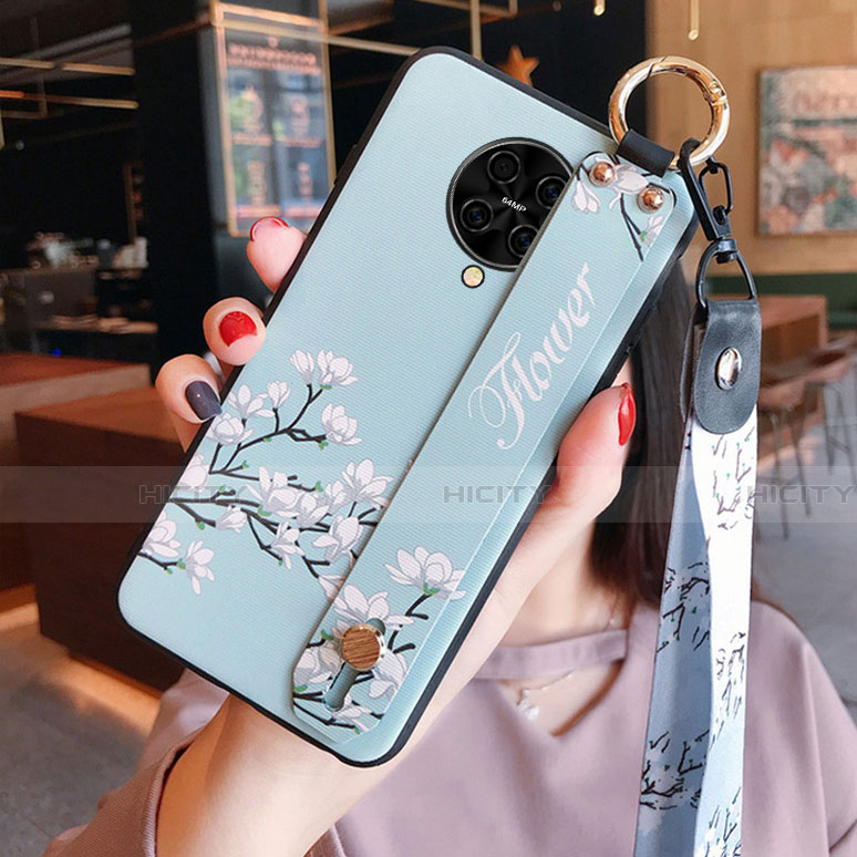 Handyhülle Silikon Hülle Gummi Schutzhülle Flexible Blumen S01 für Xiaomi Redmi K30 Pro Zoom groß