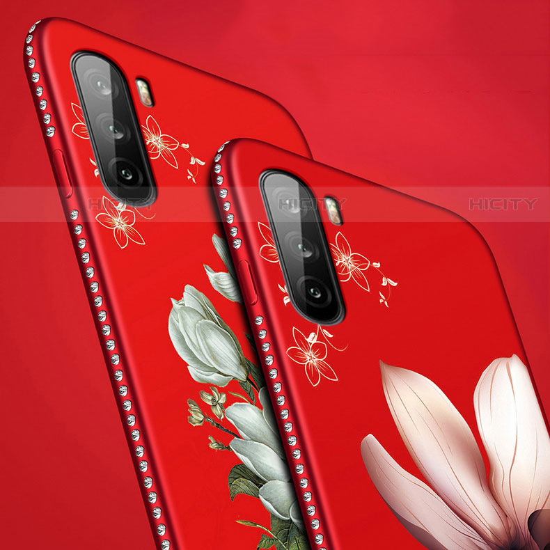 Handyhülle Silikon Hülle Gummi Schutzhülle Flexible Blumen S02 für Huawei Mate 40 Lite 5G groß