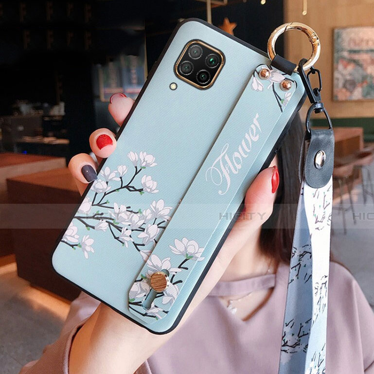 Handyhülle Silikon Hülle Gummi Schutzhülle Flexible Blumen S02 für Huawei Nova 6 SE